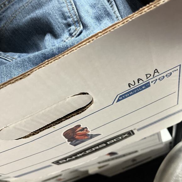 Rock And Roll Jeans Pistol Straight Mens Tagged Sz 30wx30 Actual 29.5x28" - Picture 12 of 12